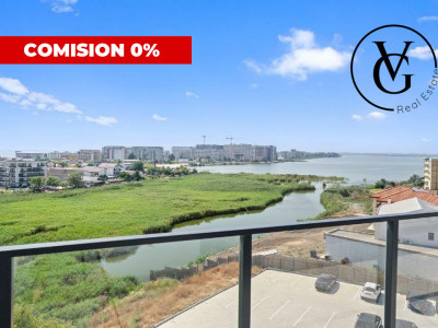 Apartament 3 camere Mamaia-Sat – vedere frontala lac
